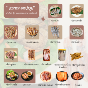 อาหารทะเลแปรรูป